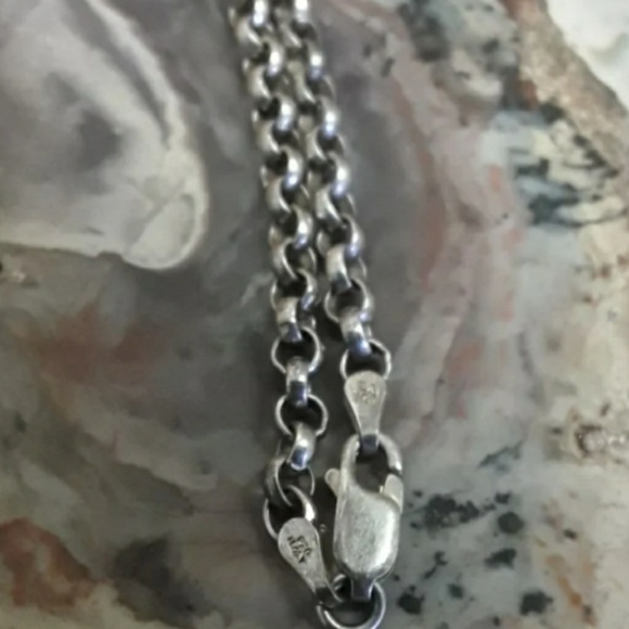 Vtg Sterling Butterfly Necklace - Picture 4 of 6